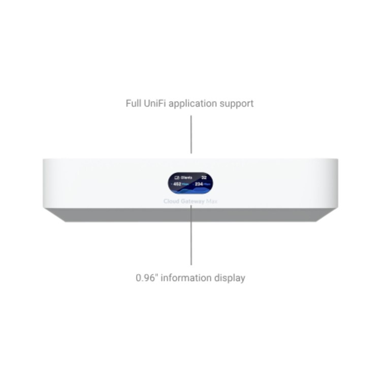 Ubiquiti UCG-Max-NS Gateway/Controller 10, 100, 1000, 2500 Mbit/s