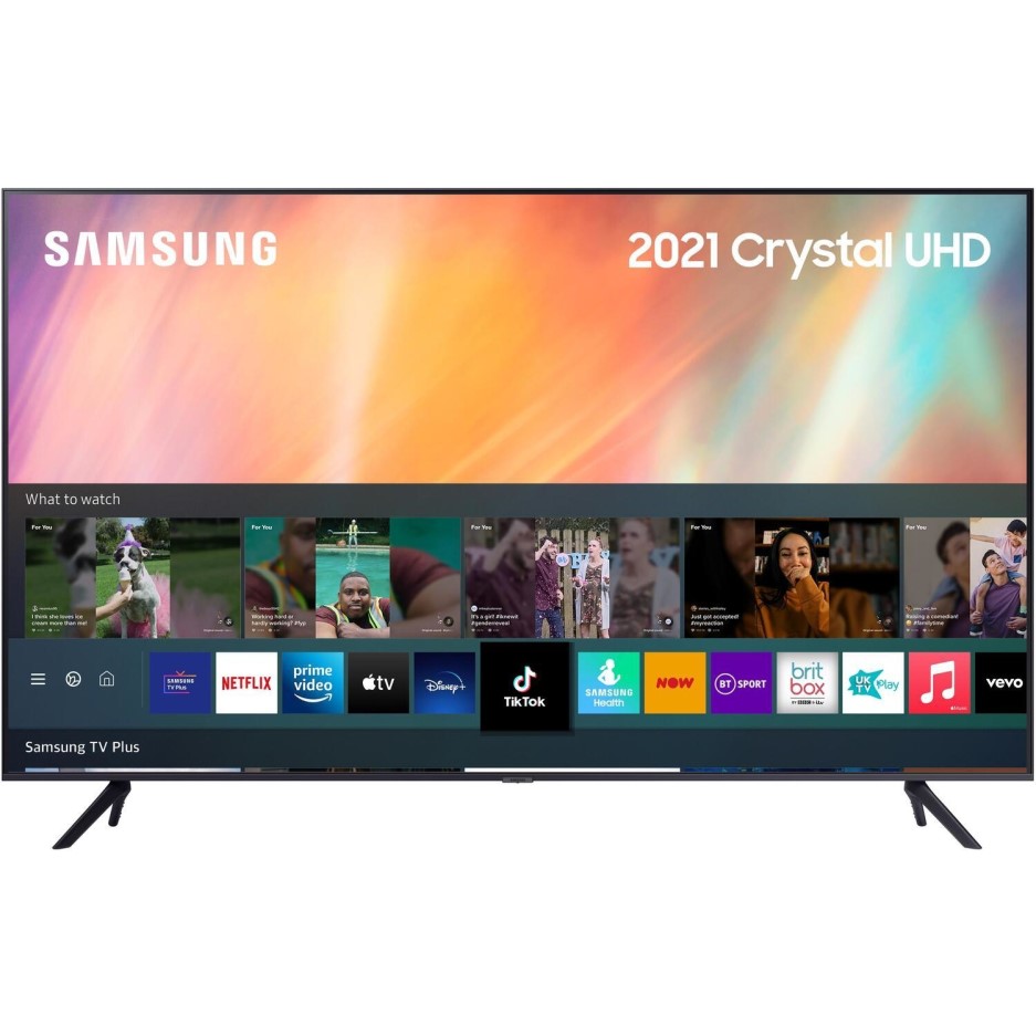 Samsung 43" AU7100 Ultra HD HDR Smart 4K TV Laptops Direct