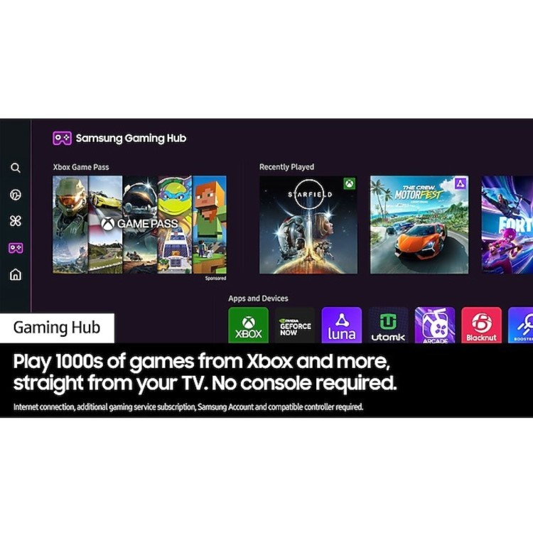 Refurbished Samsung Crystal 43" 4K Ultra HD with HDR Freeview LED Smart TV