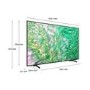 Samsung Crystal DU8000 55 inch Smart 4K Ultra HD LED TV