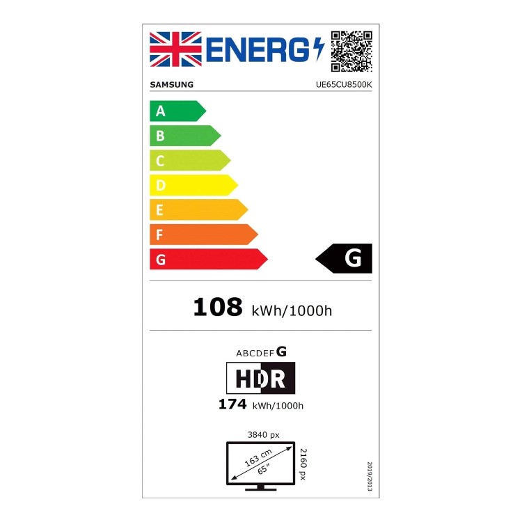 Samsung Crystal CU8500 65 inch LED 4K HDR Smart TV