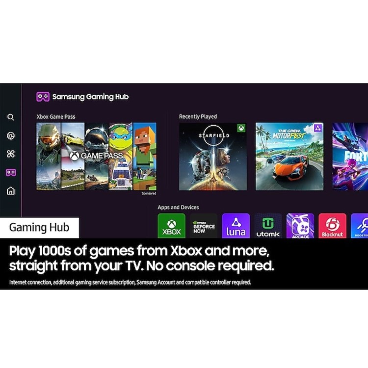 Samsung Crystal DU7100 43 inch Smart 4K Ultra HD LED TV