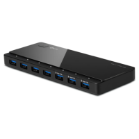 TP-Link UH700 USB 3.0 7-Port Hub with UK Power Adapter