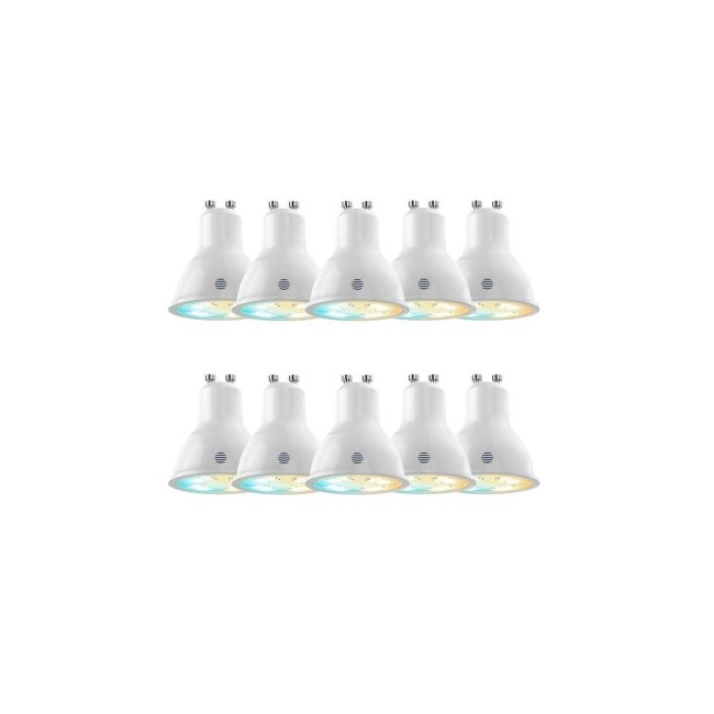 Hive Active Light Cool To Warm White Bulbs with Spotlight Ending GU10 - 10 Pack