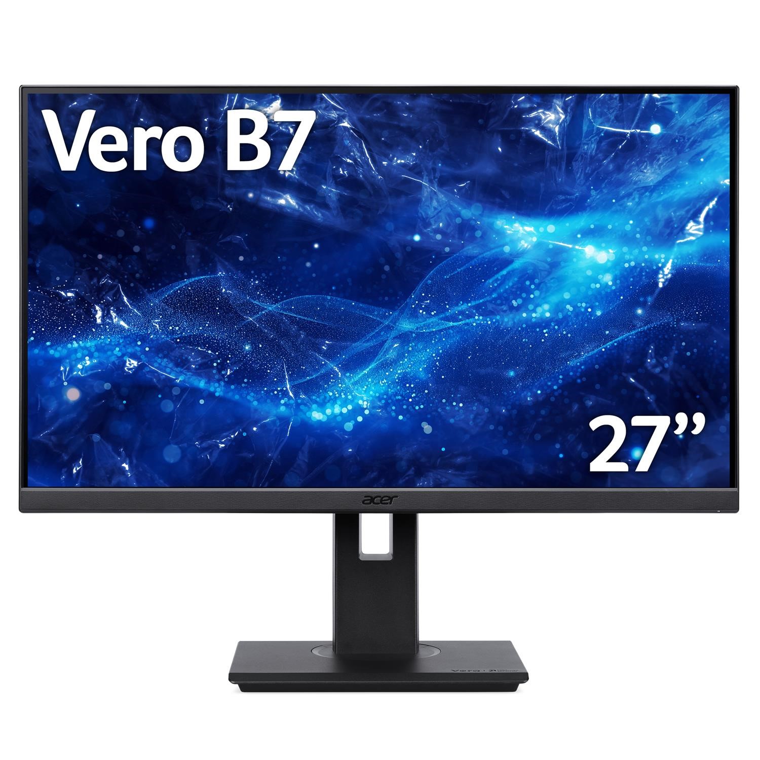 Acer Vero B277ug 27 Ips Wqhd 120Hz Monitor Black, Laptops Direct - UM.HB7EE.G16