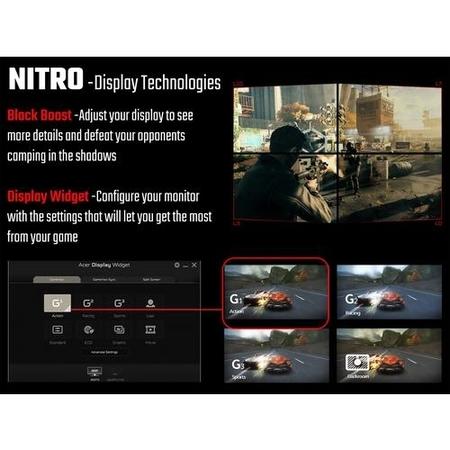 Refurbished Acer Nitro XV272X 27" IPS QHD 240Hz Gaming Monitor