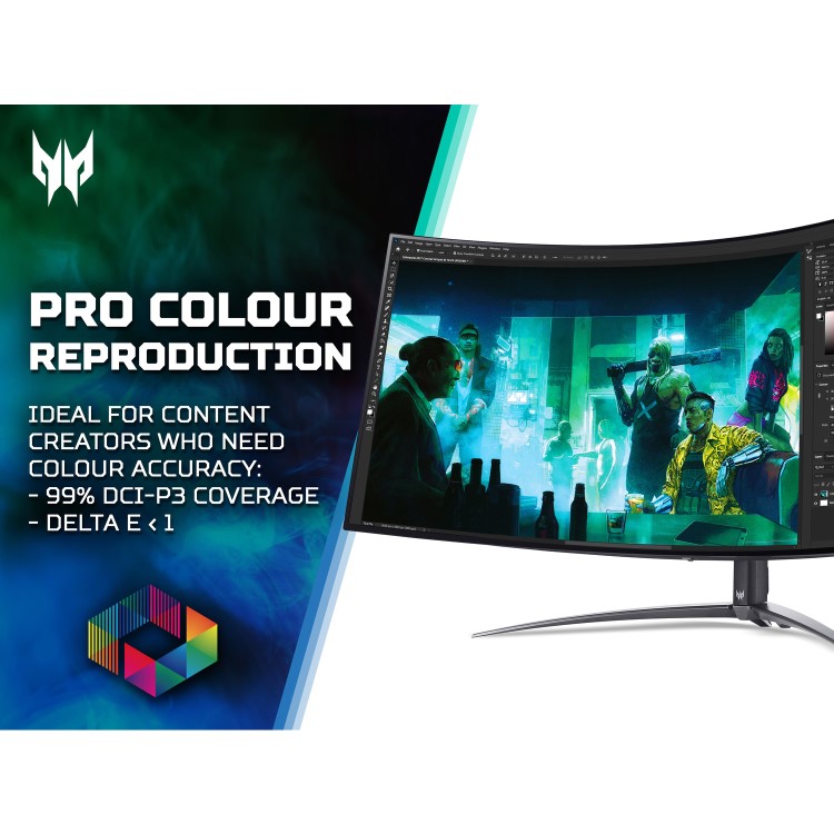 Acer Predator X45 45" UWQHD OLED 240Hz FreeSync USB-C Curved Gaming Monitor