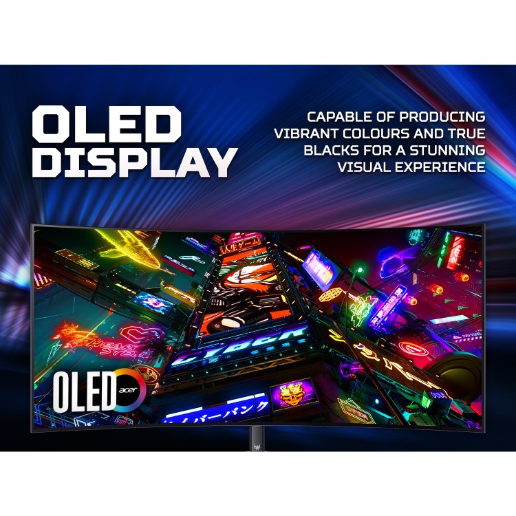Acer Predator X45 45" UWQHD OLED 240Hz FreeSync USB-C Curved Gaming Monitor