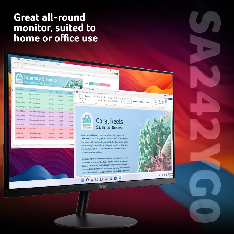 Acer SA242YG 23.8" IPS Full HD 120Hz FreeSync Monitor
