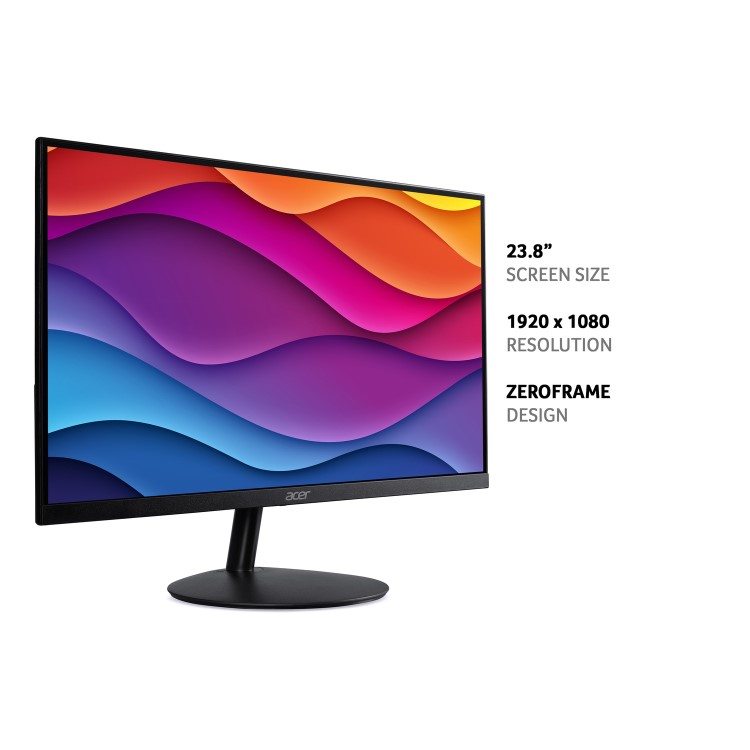 Refurbished Acer SA242YEbi 23.8" IPS Full HD 100Hz FreeSync Monitor
