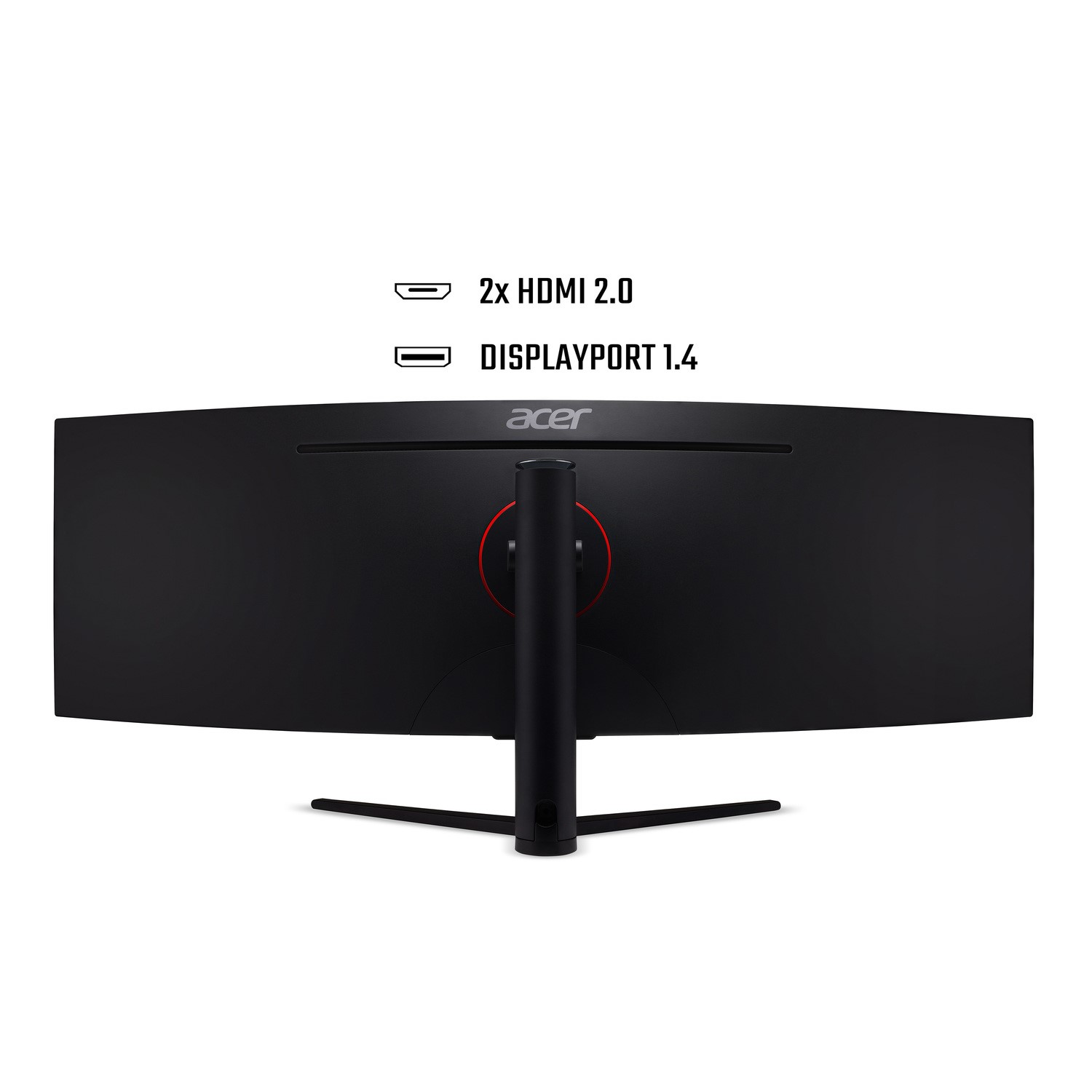 Acer Nitro EI491CRP 49" Dual Full HD 144Hz FreeSync Curved Gaming ...