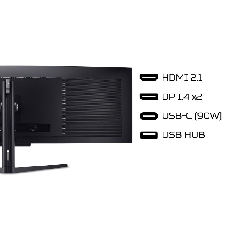 Acer Predator X49X 49" QD-OLED DQHD 240Hz 0.03ms Curved Gaming Monitor