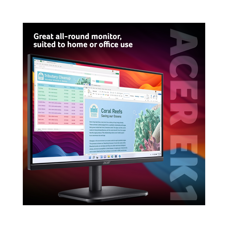 Acer EK221QH 22" VA Full HD 100Hz FreeSync Monitor