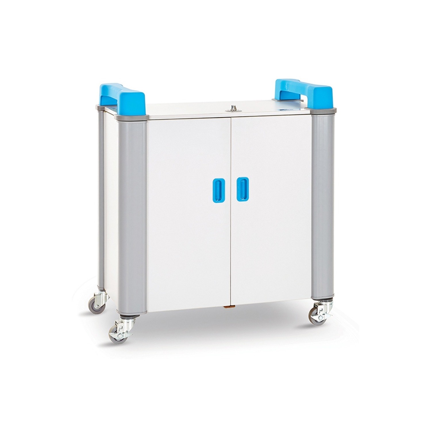 UniCabby 20 Laptops or Chromebooks Tablets up to 14 Horizontal Charging Trolley
