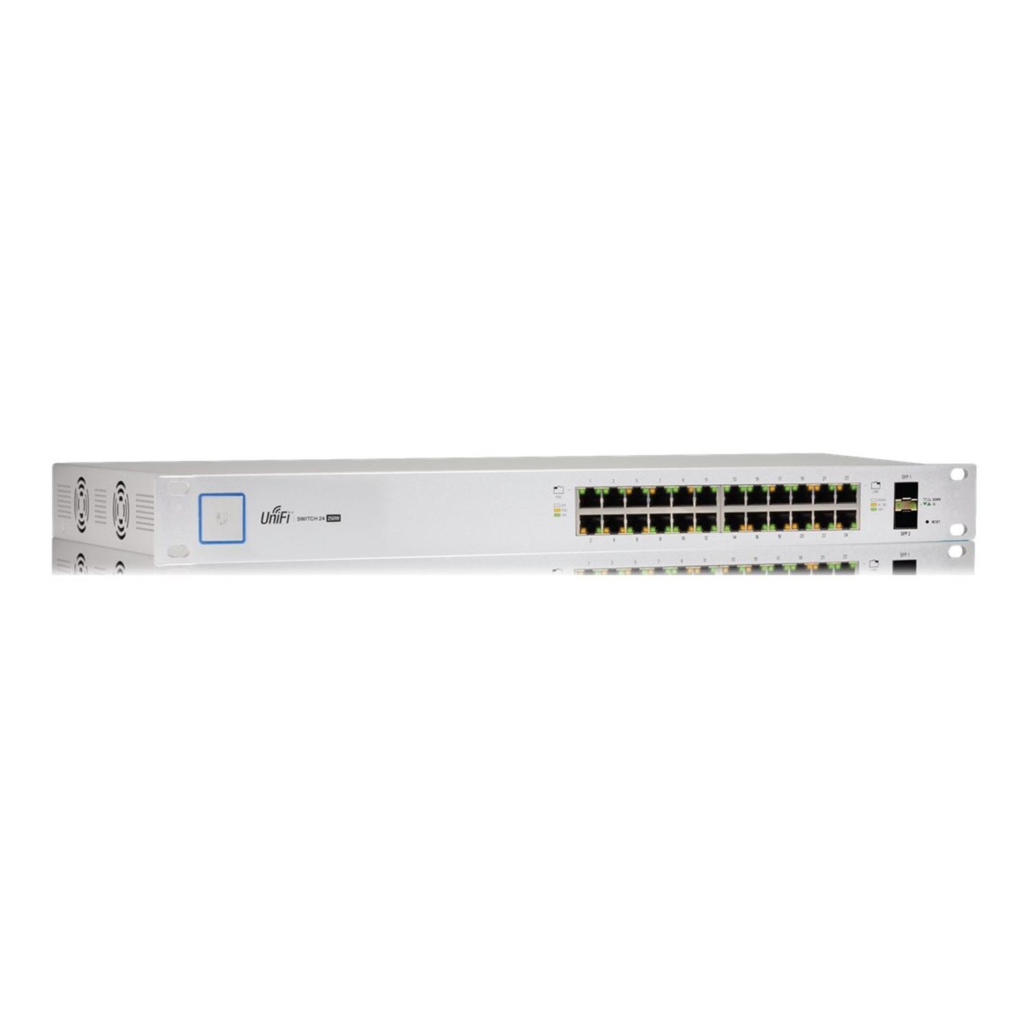 Switch Réseau Ubiquiti US-24-250W – 24 Ports PoE+, Gestion UniFi, Idéal Entreprise & Pro - 7