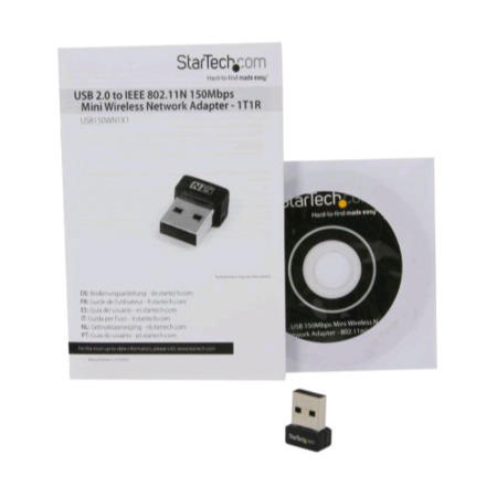 StarTech.com USB 150Mbps Mini Wireless N Network Adapter - 802.11n/g  1T1R