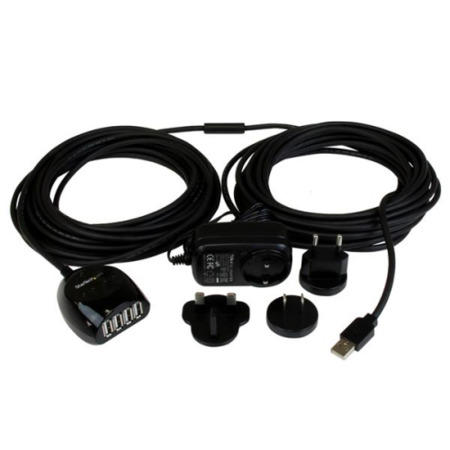 StarTech.com 4 Port 15m Cable USB 2.0 Hub