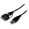StarTech.com 0.65m 2 ft Samsung Galaxy Tab&amp;#153; Dock Connector or Micro USB to USB Combo Cable