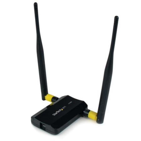 StarTech.com USB 802.11N Dual Band Wireless Network Adapter – 300 Mbps High Power 2T2R Wi-Fi 2.4/5GH