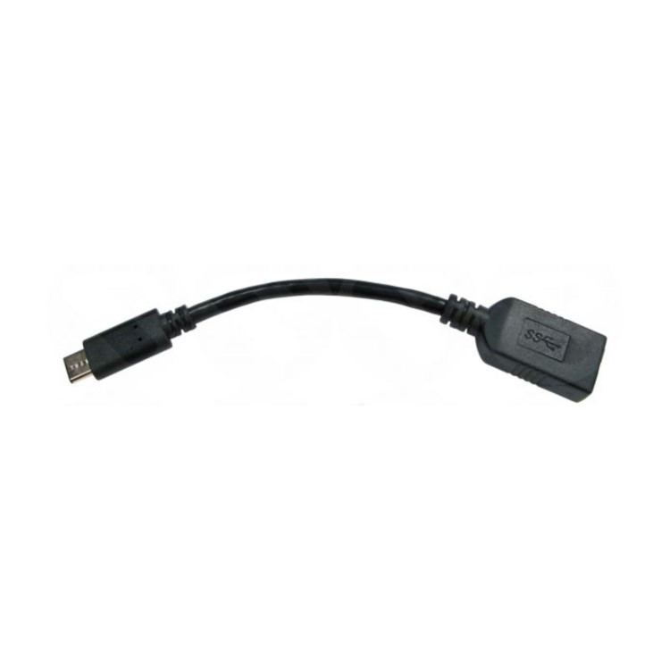 OEM 15cm USB-C to Female USB-A Adapter Black