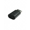 USB3C-MICROB OEM Micro USB to USB-C Female to Male Adapter Black