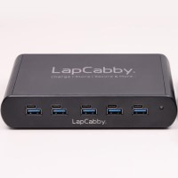 Lapcabby Dual 5 USB-A 10.5W Port & 5 USB-C Port up to 30W Cable