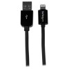 StarTech.com 15cm 6in Short Black Apple&amp;reg; 8-pin Lightning Connector to USB Cable for iPhone / iPod 