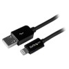 StarTech.com 15cm 6in Short Black Apple&amp;reg; 8-pin Lightning Connector to USB Cable for iPhone / iPod 