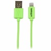 StarTech.com 1m 3ft Green Apple&amp;reg; 8-pin Lightning Connector to USB Cable for iPhone / iPod / iPad