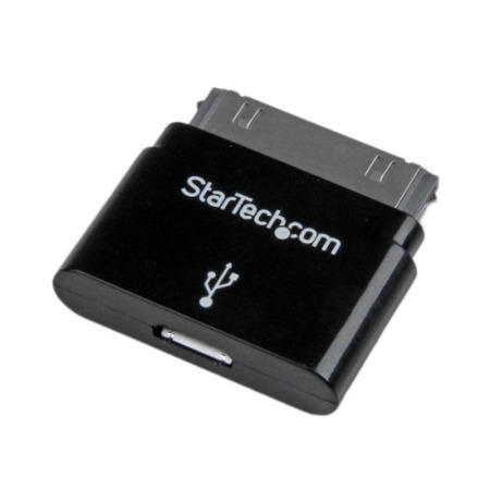 StarTech.com Black Apple&reg; 30-pin Dock Connector to Micro USB Adapter for iPhone / iPod / iPad with S
