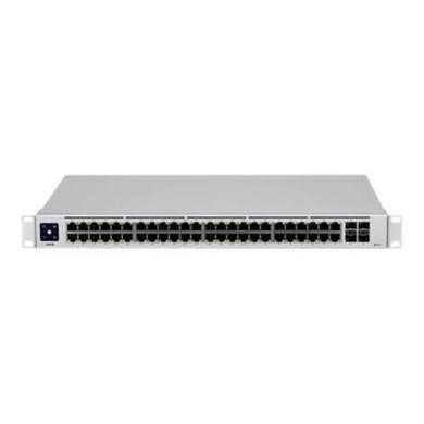 Laptops Direct - Ubiquiti Usw-48-Poe Unifi 48-Port Cloud Managed Rackmount Stainless Steel - USW-48-PoE