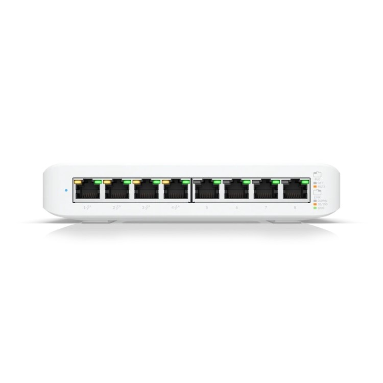 Ubiquiti UniFi Lite 8-Port Gigabit Ethernet L2 PoE Wall-mountable Managed Switch
