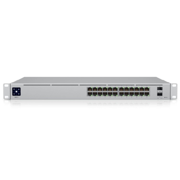 UniFi Switch PRO 24 24-Port Switch with 24 Gigabit RJ45 Ports and 2 10G SFP+ Ports Powerful Second-Generation UniFi Switching