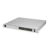 Ubiquiti UniFi Pro24-Port PoE Managed L2/L3 Gigabit Ethernet 10/100/1000 Silver 1U Power over Ethernet PoE Ubiquiti UniFi Pro24-Port PoE Managed L2/L3 Gigabit Ethernet 10/100/1000 Silver 1U Power over Ethernet PoE