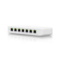 Ubiquiti A compact  8-port  Layer 2 GbE PoE switch with versatile mounting options.