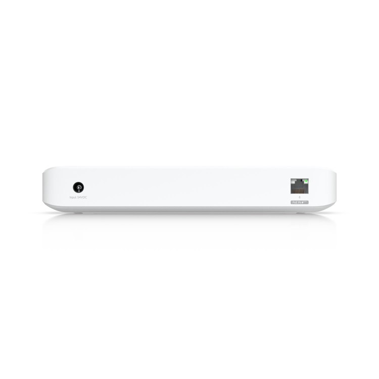 Ubiquiti A compact  8-port  Layer 2 GbE PoE switch with versatile mounting options.