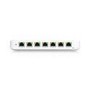 Ubiquiti A compact  8-port  Layer 2 GbE PoE switch with versatile mounting options.