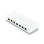 Ubiquiti A compact  8-port  Layer 2 GbE PoE switch with versatile mounting options.