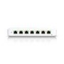 Ubiquiti A compact  8-port  Layer 2 GbE PoE switch with versatile mounting options.
