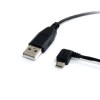 StarTech.com 6 ft Micro USB Cable - A to Left Angle Micro B