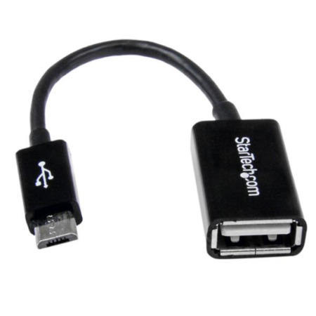 StarTech 5in Micro USB to USB OTG Host Adapter M/F
