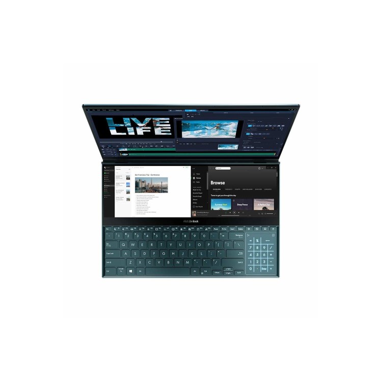 Asus ZenBook Pro Duo Core i9-10980HK 32GB 1TB SSD 15.6 Inch Ultra HD 4K Touchscreen GeForce RTX 2060 6GB Windows 10 Laptop