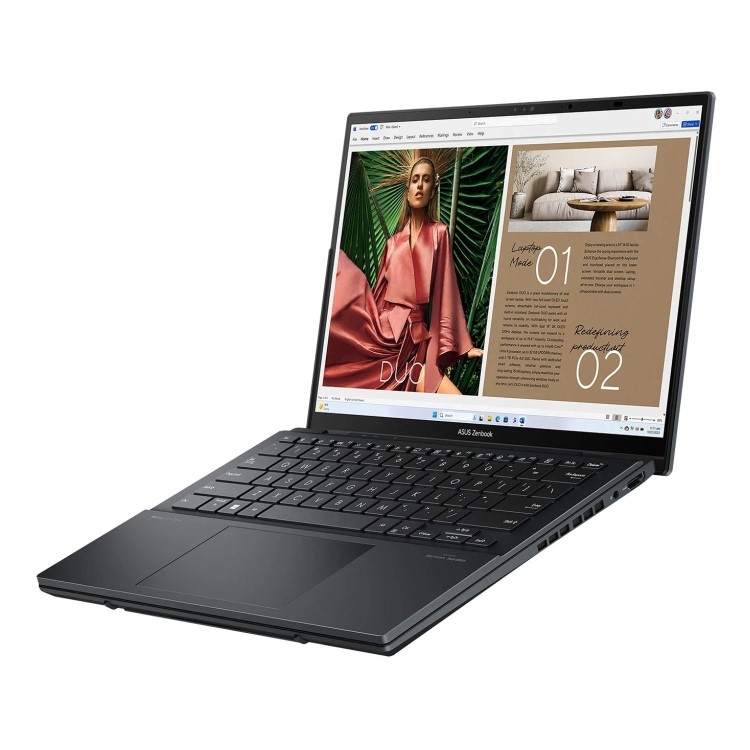 Refurbished ASUS ZenBook Duo 14 OLED UX8406MA Intel Core Ultra 9 32GB RAM 2TB SSD 14 Inch Windows 11 Touchscreen Convertible Laptop