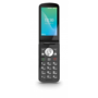 GRADE A1 - Emporia TOUCHsmart Black/Silver 3.35" Easy To Use Clamshell 4G Unlocked & SIM Free