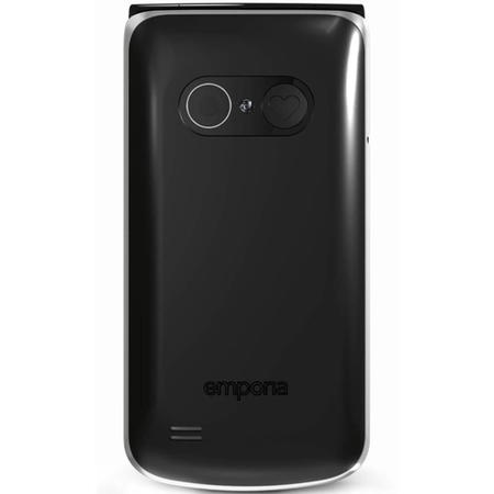 Emporia TOUCHsmart Black/Silver 3.35" Easy To Use Clamshell 4G Unlocked & SIM Free Mobile Phone