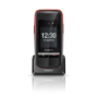 Emporia One Black/Red 2.4" Easy To Use Clamshell 2G Unlocked & SIM Free