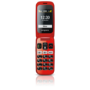 Emporia One Black/Red 2.4" Easy To Use Clamshell 2G Unlocked & SIM Free