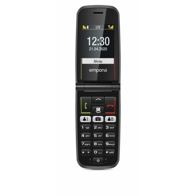 GRADE A1 - Emporia ACTIVEglam 4G Blueberry 2.2" Easy To Use Clamshell 4G Unlocked & SIM Free