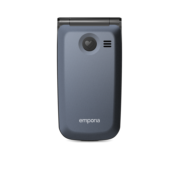 GRADE A1 - Emporia ACTIVEglam 4G Blueberry 2.2" Easy To Use Clamshell 4G Unlocked & SIM Free