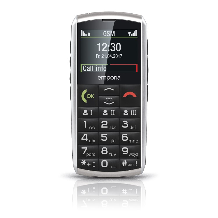 Emporia Classic Black 2" Easy To Use 2G Unlocked & SIM Free